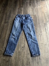 VTG Lee Original 90's Blue Women's Size 10Med High Rise Tapered Leg Mom Jeans