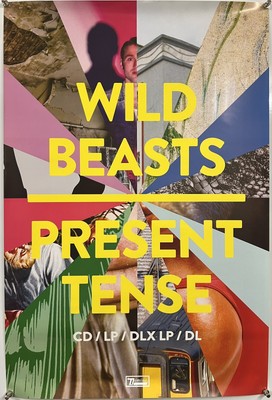Wild Beasts Present Taste Official Original Promo Poster 76x51cm