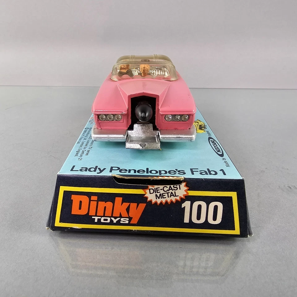 Dinky Toys Thunderbirds FAB 1 Lady Penelope’s Car Pink Diecast No. 100 Meccano - Image 3 of 4