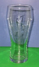 Budweiser Beer Pint Glass Bowtie Embossed Logo Bow Tie Crown 7 1/4"