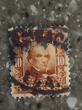 US Scott #307, Single 1903 Daniel Webster 10c Used - #7540
