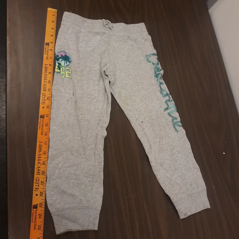 Pantalones deportivos Danskin para niñas todos los días/fin de semana grises talla pequeña 6/6x Foto 3 de 4