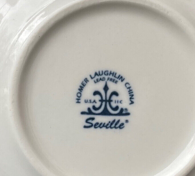 Homer Laughlin China Co Souvenir Plate Seville 6” USA Lead Free