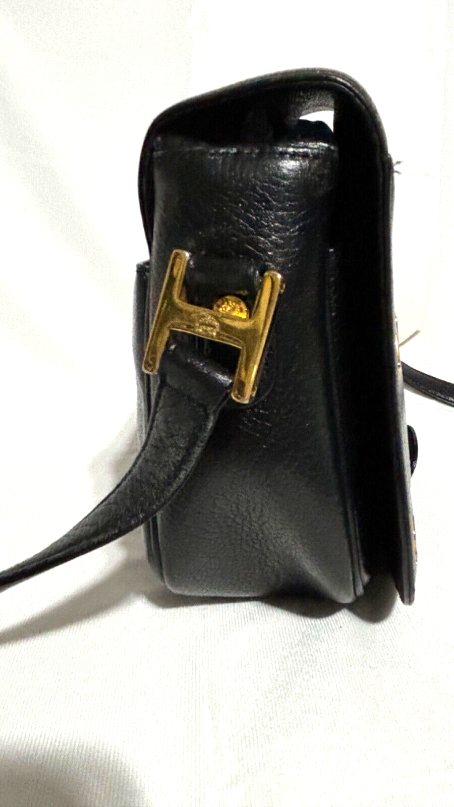 MCM Black Leather Crossbody Bag eBay