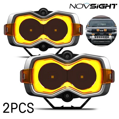 Reddot Winner 4.5'' LED Work Light Pod Spot Flood Off Road Lamp for Jeep Ford ATV