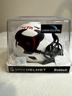 Tank Dell Autographed Houston Texans Lunar Eclipse Mini Helmet RED INK - JSA COA