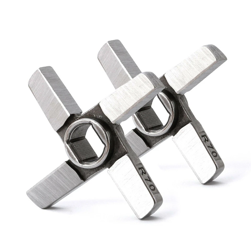 MARKENLOS 2x KREFFT Bauknecht W 60 N / R 70 N KU2-5 AL2-2 A2 Kreuzmesser Fleischwolf