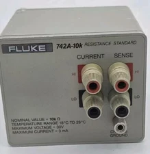 1pc used Calibration 742A-10k Resistance Standard Resi