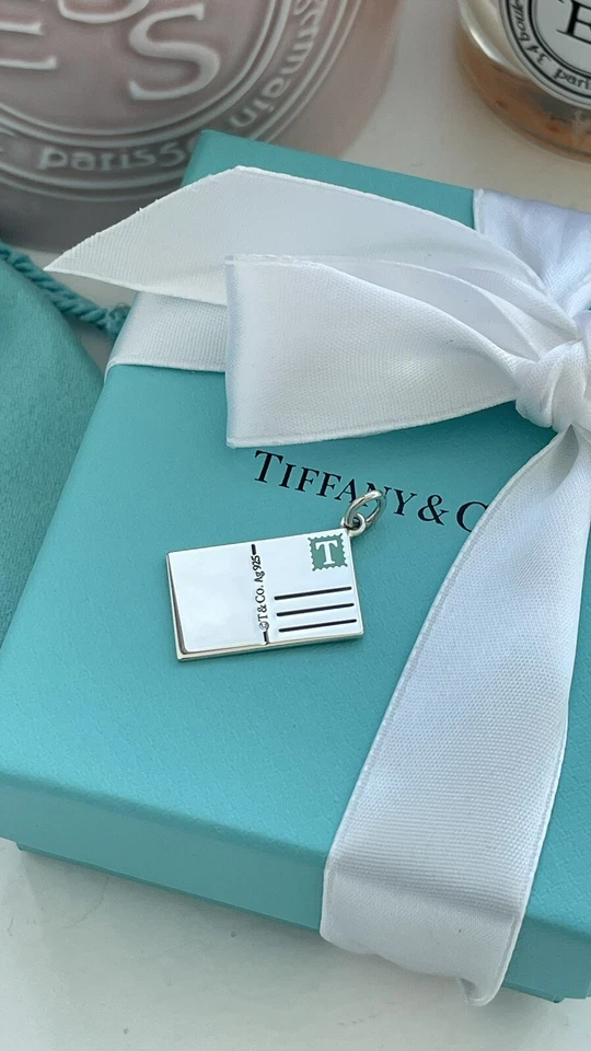 Tiffany Miami Postcard Charm in Sterling Silver NEW with box - Image 4 of 4