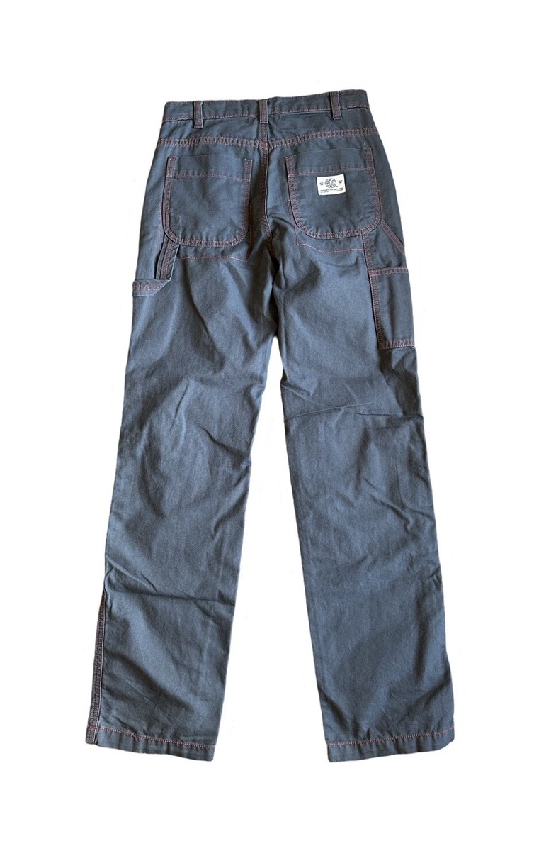 BDG Urban Outfitters Gray Carpenter Pants Red Stitching Pockets
