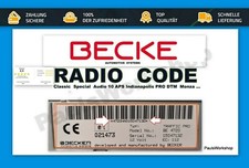 Radio Code Becker Mexico RDS BE2230 BE2130 BE2330 Key Code Mercedes Radio