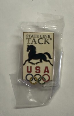 Vintage State Line Tack USA Olympic Pin
