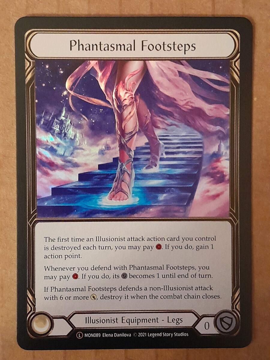 Flesh and Blood Phantasmal Footsteps MON089 Rainbow Foil NM Flesh and Blood Phantasmal Footsteps MON089 Rainbow Foil NM