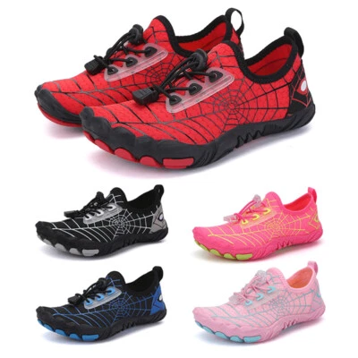 MARKENLOS Spider-Man Barfußschuhe Jungen Mädchen Schnell Trocknend Badeschuhe Strandschuhe