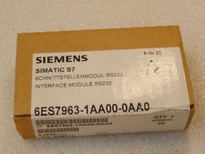 NEW SIEMENS In Box 6ES7963-1AA00-0AA0 6ES7 963-1AA00-0AA0 One year warranty