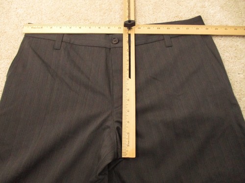 NWT Hugo Boss Halm Mens Dress Pants Sz 38 R Gray Striped - Picture 10 of 17