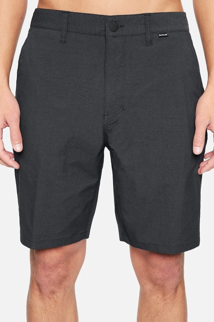 Hurley DF HURRICANE 20" Black Nike Dri-Fit Tech Stretch Walkshorts Men's Shorts