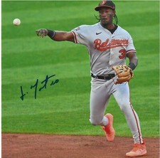 JORGE MATEO BALTIMORE ORIOLES RARE SIGNED PHOTO WITH PROOF