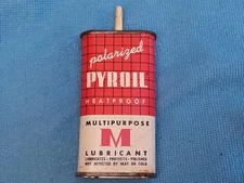 VINRAGE PYROIL MULTI PURPOSE  OIL CAN 3 OZ LUBRICANT HANDY OILER