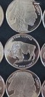 Lot of 20 – 1 AVDP oz .999 Copper Rounds – Indian Head / Buffalo Nickel Design — photo 3