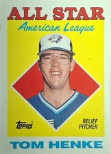 1988 Topps #396 Tom Henke
