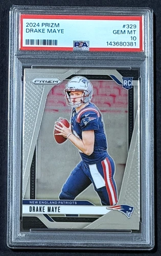 2024 PANINI PRIZM DRAKE MAYE ROOKIE CARD RC GEM MINT PSA 10