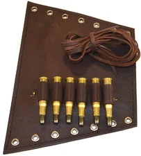 Handmade Leather Right Hand Rifle Stock Sleeve  30-30 Loops AMMO NOT INCLUDED