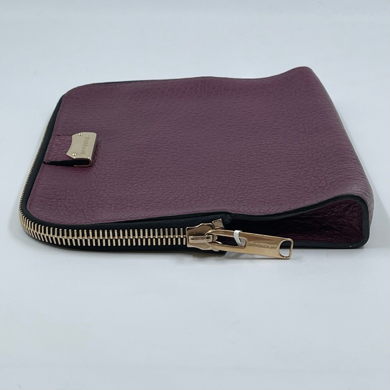 Burberry cowhide solid colour lychee pattern name… - image 9