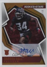 2021 Panini Rookies & Stars Orange Signatures 76/99 Darren Hall #147 Auto 5h8