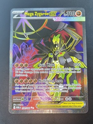 POKEMON TCG Perfect Order MEGA ZYGARDE EX IR Full Art Holo Card