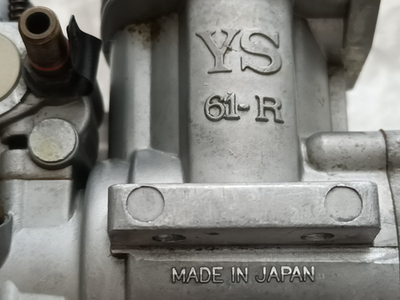 YS 61 LONG R Classic Engine Pro-Overhauled Good Condition Box