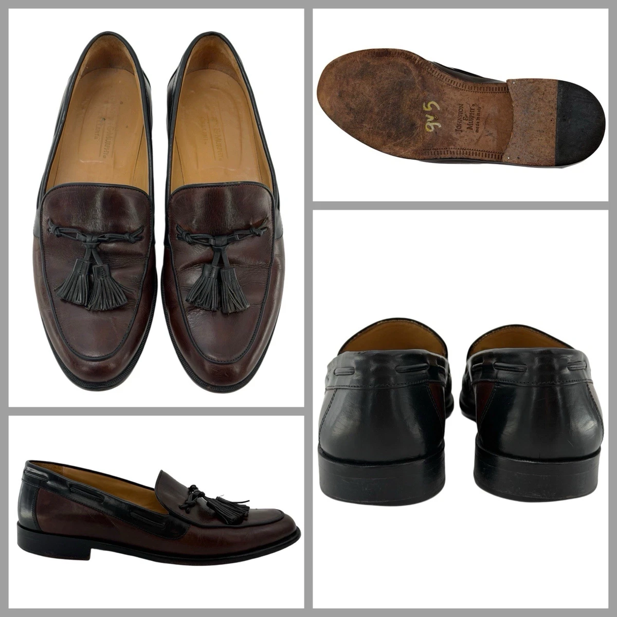Johnston‎ & Murphy Cellini Made in Italy Men\'s Penny Loafers 10.5 M 6814 johnston murphy cellini products for sale | eBay main image 3