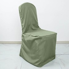 10 Eucalyptus Green POLYESTER BANQUET CHAIR COVERS Wedding Party Dinner