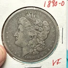 Early - 1890-O Morgan Silver Dollar - 90% US Coin VF details
