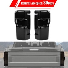 Pair Smoked Tail Lights Cover Trim For Ford F250f350f450f550 2023