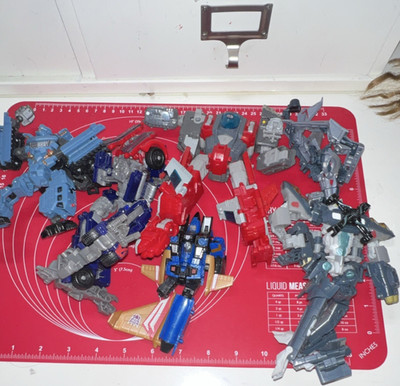 Hasbro Transformers Optimus Prime Mixed Lot Robot Action Figures Unboxed