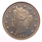 1884-P Liberty Nickel — photo from another recent sale
