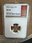 U.S. Mint American Eagle 2026 $5 Gold 1/10 oz NGC MS 69 Coin