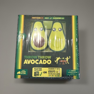 Throw Throw Avocado Board Game Factory Sealed Exploding Kittens Party Game