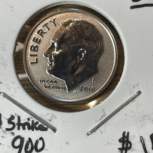 2018  S Roosevelt 90% Silver Dime AI Graded MS-sixty six GEM PROOF