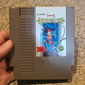 Castlevania II Simon's Quest (Nintendo NES, 1987) Authentic Cart (H3)