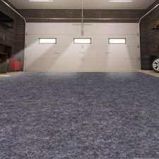 Garage Floor Mat Oversize Absorbent Waterproof Non Slip Gray for Cars