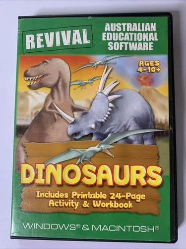 Dinosaurs: Revival Educational Software PC MAC CD-ROM Game