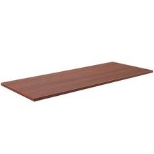 VIVO Dark Walnut 55" x 24" Square Corner Table Top for Standing Desk Frames
