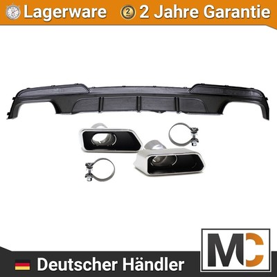 Sportdiffusor Diffusor + Blenden Kit passend für BMW F10 F11 550 Umbau 10-17