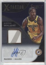 2020 Panini Select X-Factor Memorabilia Signatures /249 Justin Holiday Auto 0p78