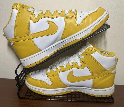 NIKE DUNK HIGH DARK SULFUR DAMEN SNEAKER GRÖßE UK5 US7,5 EUR38,5