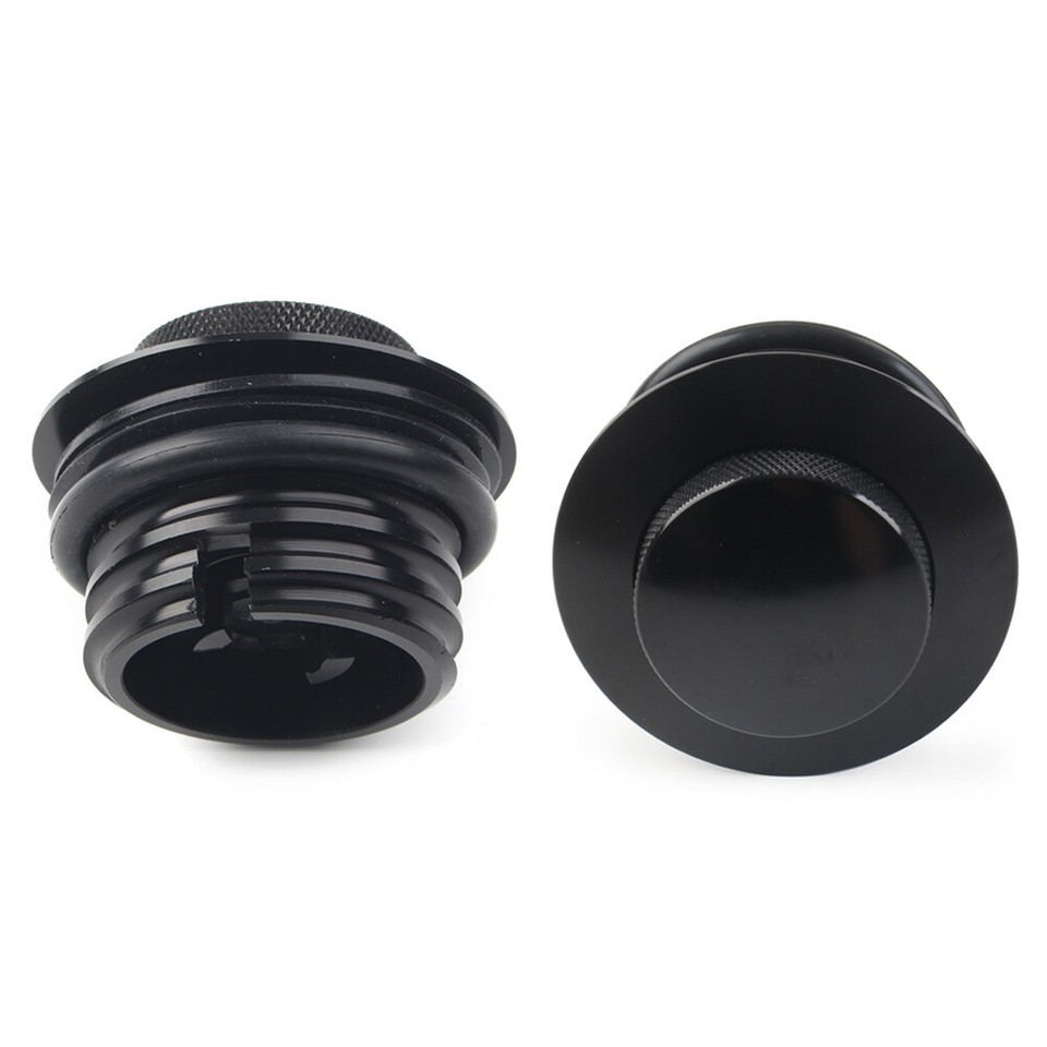 Thread Flush Pop Up Gas Cap Vented Fuel Tank Cover Left+Right for