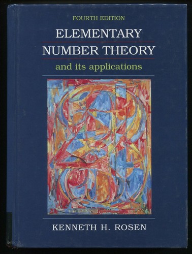 Elementary Number Theory and Its Applications by Kenneth H. Rosen (4th edition)