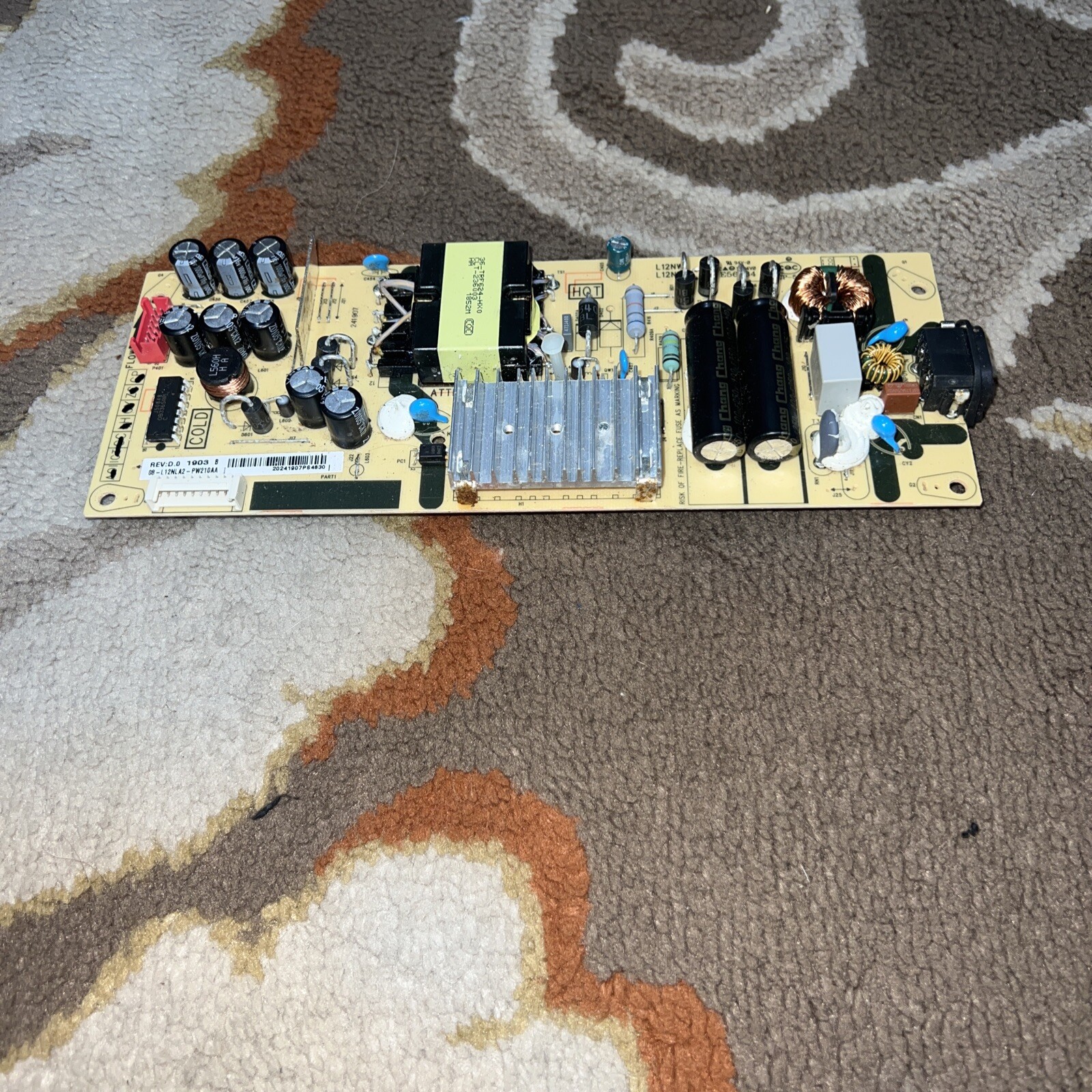 TCL 43S421 TV Power Supply Board L12NW / 08-L12NLA2-PW210AA – Replacement Part For TCL TVs